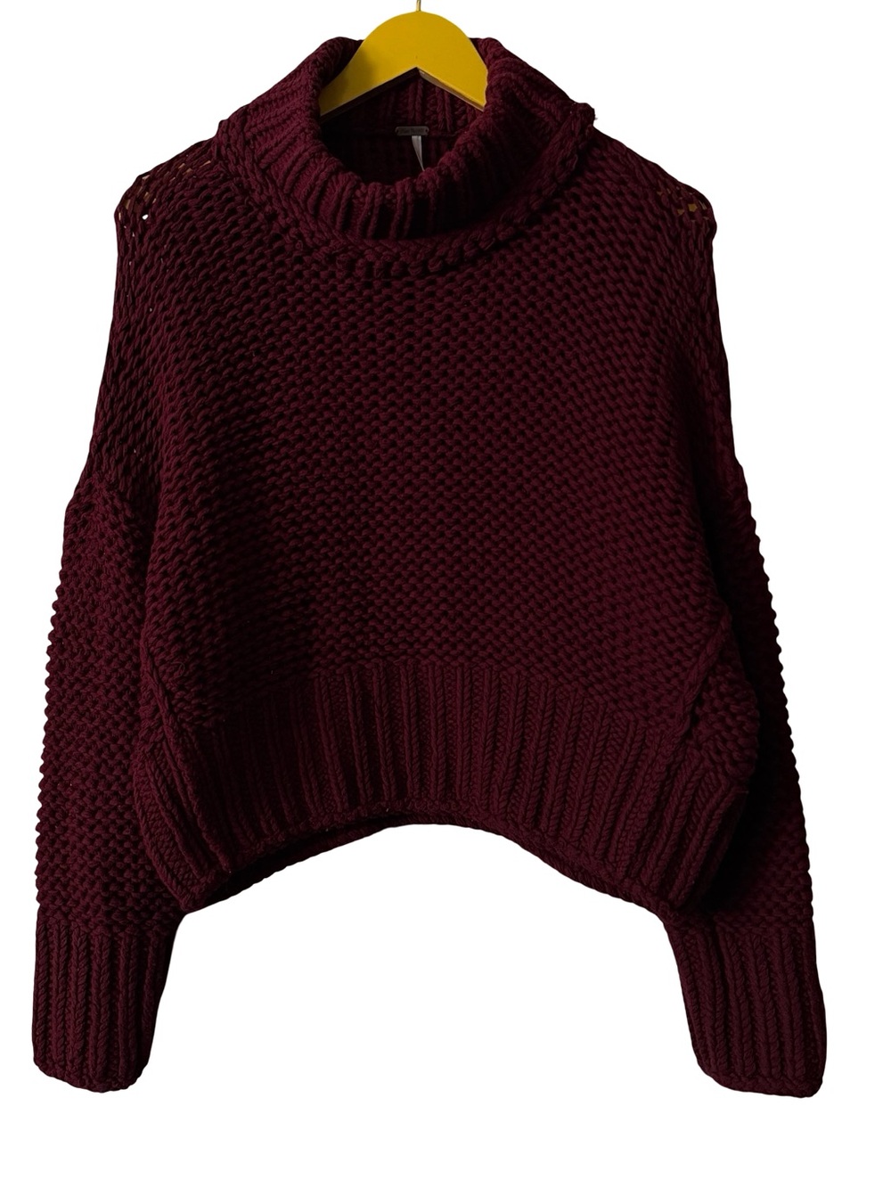 Free People Swim Too Deep Turtleneck Sweater small